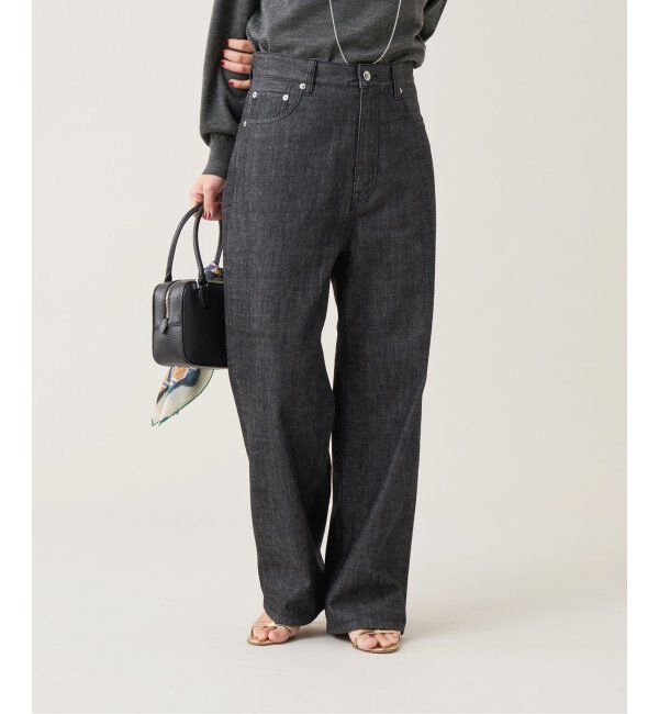 IENA LA BOUCLE「IENA LA BOUCLE ストレートカラーデニムパンツ」|デニム|