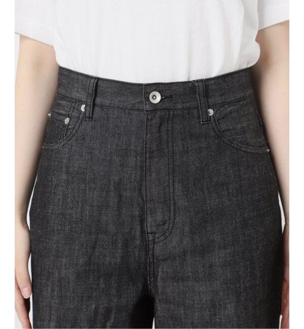 IENA LA BOUCLE「IENA LA BOUCLE ストレートカラーデニムパンツ」|デニム|