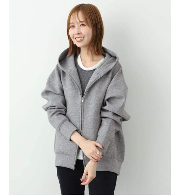 SLOBE IENA「《追加5》ボリュームジップアップフーディー」|パーカー|