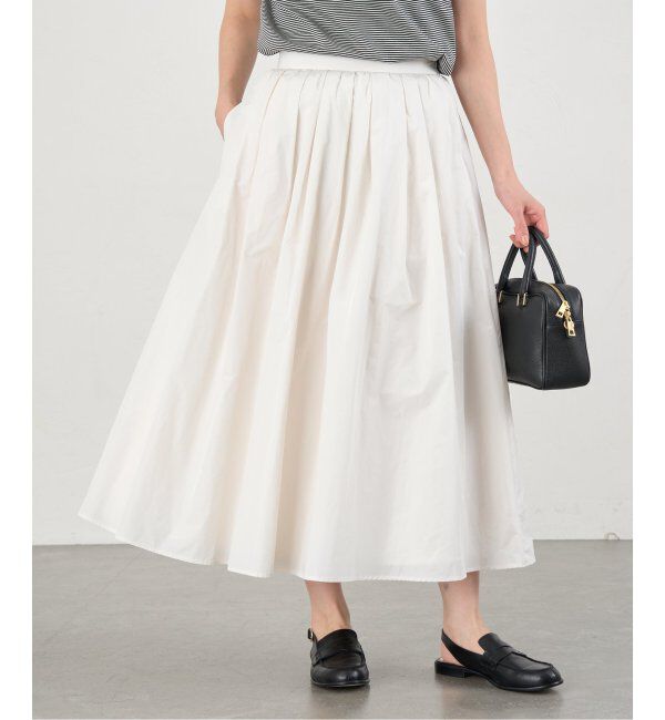 IENA「タフタフレアスカート」|スカート|