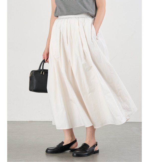 IENA「タフタフレアスカート」|スカート|