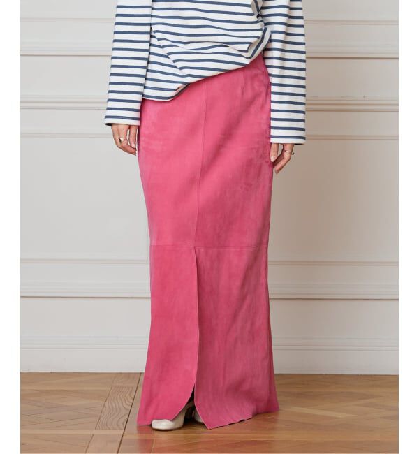 IENA LA BOUCLE「IENA LA BOUCLE ゴートスエードタイトスカート」|スカート|