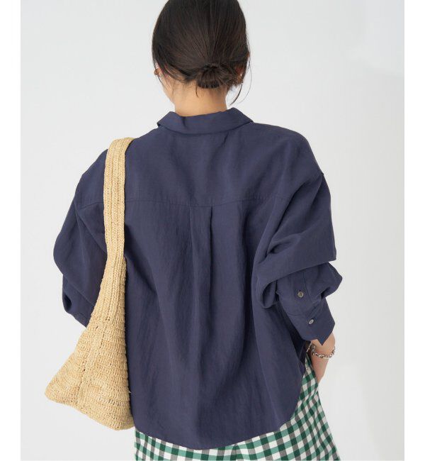 IENA「フィブリルポプリンショートシャツ」|シャツ・ブラウス|