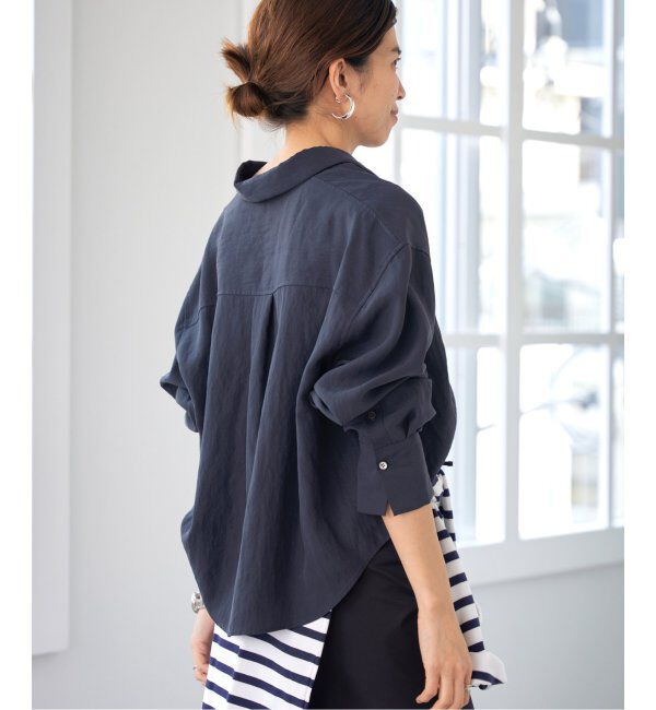 IENA「フィブリルポプリンショートシャツ」|シャツ・ブラウス|