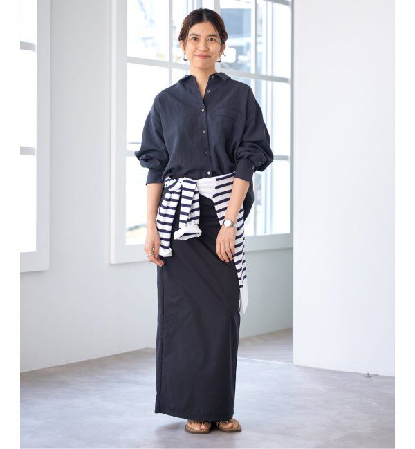 IENA「フィブリルポプリンショートシャツ」|シャツ・ブラウス|