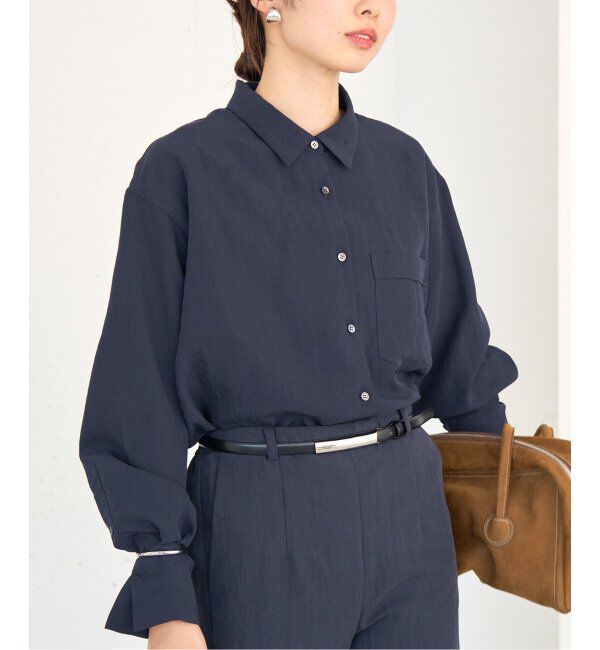 IENA「フィブリルポプリンショートシャツ」|シャツ・ブラウス|