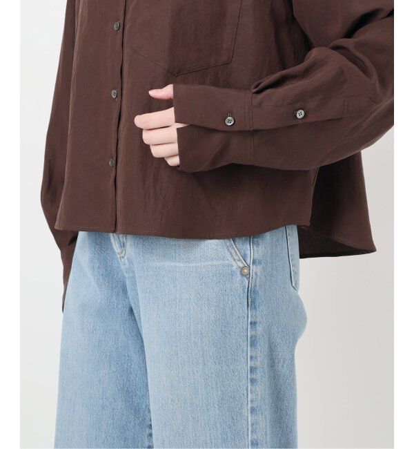 IENA「フィブリルポプリンショートシャツ」|シャツ・ブラウス|