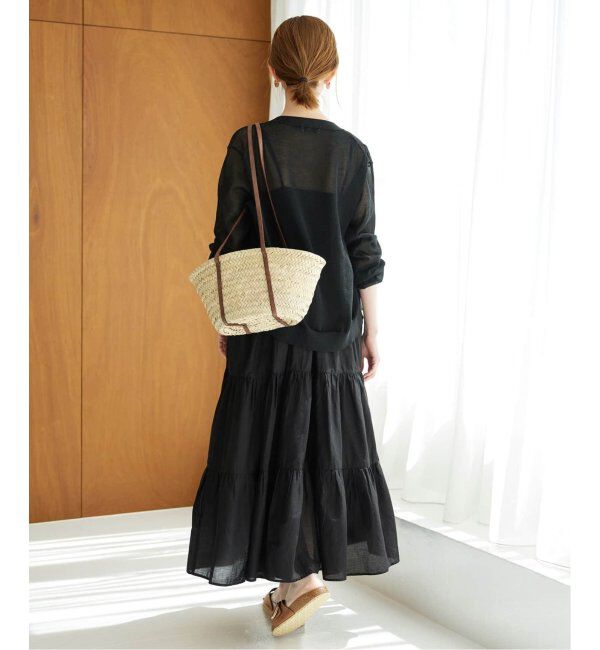 SLOBE IENA「《追加》リネン混シアーカーディガン」|カーディガン|