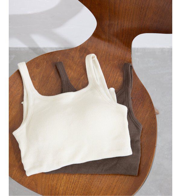 SLOBE IENA「《追加》PALM/パーム SLOBE別注 2SETキャミソール」|インナー|