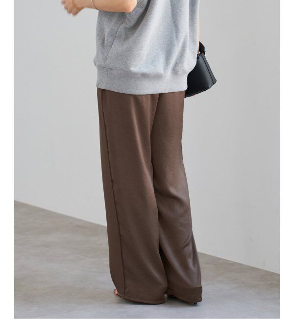 IENA「サテンリラックスパンツ」|その他|