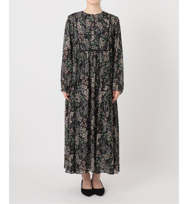 SLOBE IENA「《WEB限定/追加2》FLOWER PRINT ワンピース」|ワンピース|