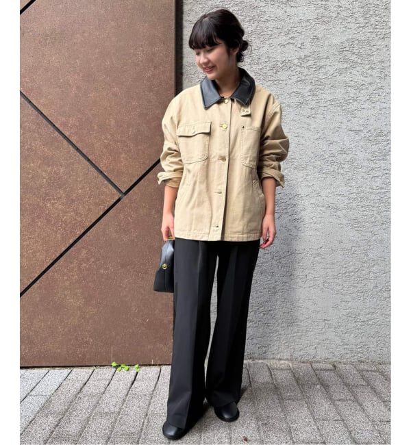 SLOBE IENA「《WEBのみ4サイズ展開》TRワイドトラウザー」|スラックス|