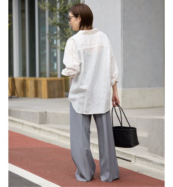 SLOBE IENA「《WEBのみ4サイズ展開》TRワイドトラウザー」|スラックス|