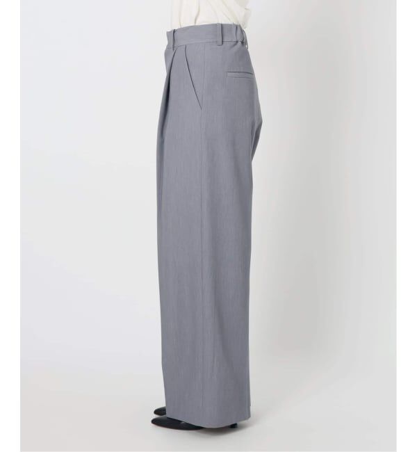 SLOBE IENA「《WEBのみ4サイズ展開》TRワイドトラウザー」|スラックス|