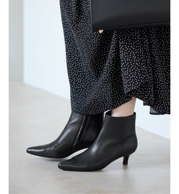 SLOBE IENA「《追加》SLOBE ポインテッドブーツ」|ショートブーツ|