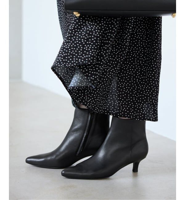 SLOBE IENA「《追加》SLOBE ポインテッドブーツ」|ショートブーツ|