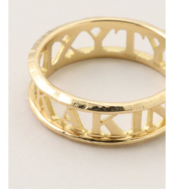 IENA「GIGI/ジジ Inscription ring リング A10009」|リング|