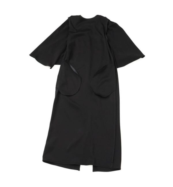 VERMEIL par iena「ACEPOLYバックサテンケープ風ワンピース」|ワンピース|