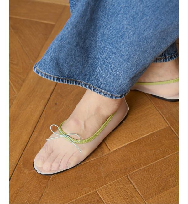 IENA LA BOUCLE「SPELTA/スペルタ 別注メッシュバレエシューズ」|バレエシューズ|ナチュラル