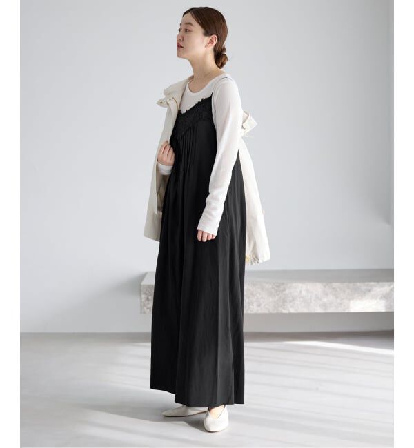 IENA「《WEB限定/追加》レースキャミソールワンピース」|ワンピース|