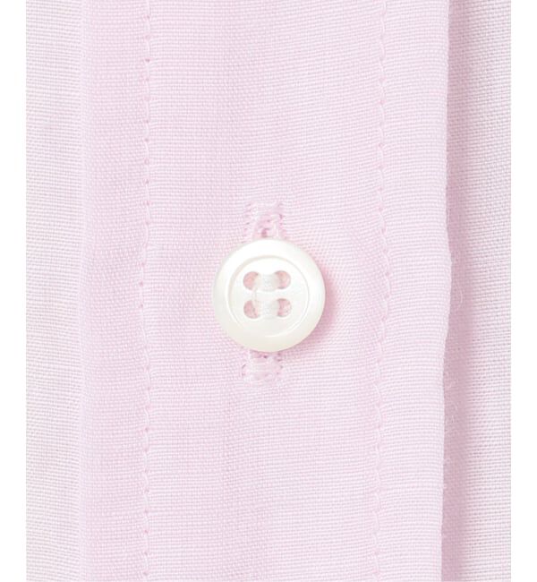 IENA「《一部カラーWEB限定》ラミーリヨセルバンドカラーシャツ」|シャツ・ブラウス|