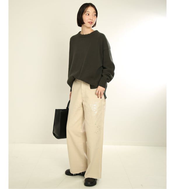 SLOBE IENA「《WEB限定/追加2》バルキーコットンプルオーバー」|ニット・セーター|