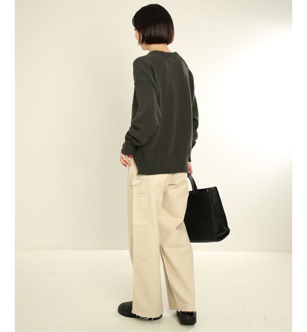 SLOBE IENA「《WEB限定/追加2》バルキーコットンプルオーバー」|ニット・セーター|