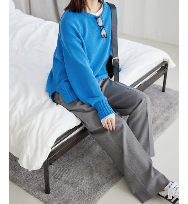 SLOBE IENA「《WEB限定/追加2》バルキーコットンプルオーバー」|ニット・セーター|