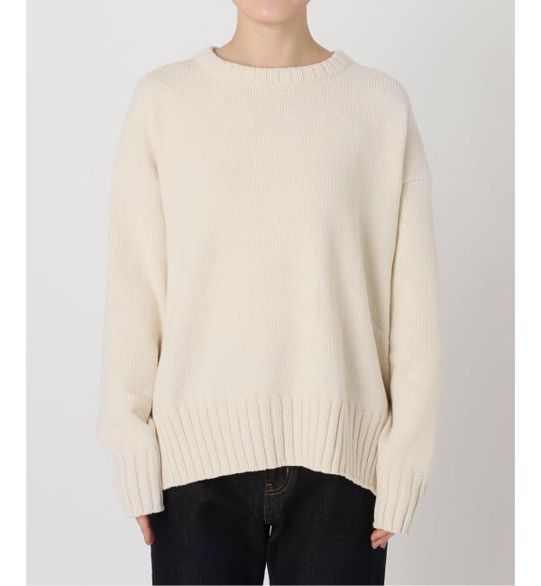 SLOBE IENA「《WEB限定/追加2》バルキーコットンプルオーバー」|ニット・セーター|
