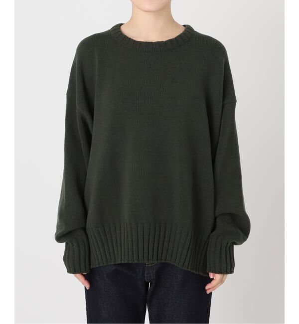 SLOBE IENA「《WEB限定/追加2》バルキーコットンプルオーバー」|ニット・セーター|