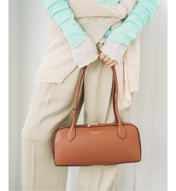 SLOBE IENA「ANTONELLO MASI SLOBE別注 ロングハンドルボストン GABRIELLA」|ボストンバッグ|