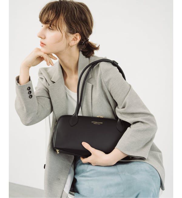 SLOBE IENA「ANTONELLO MASI SLOBE別注 ロングハンドルボストン GABRIELLA」|ボストンバッグ|