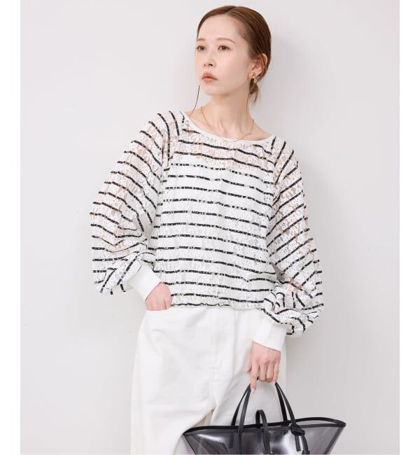 SLOBE IENA「PROVOKE/プロヴォーク  レースプルオーバー PV-030081」|その他|