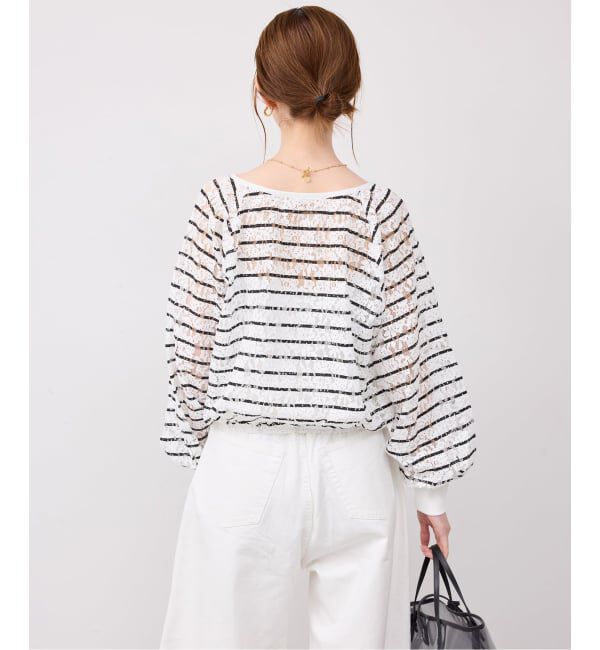 SLOBE IENA「PROVOKE/プロヴォーク  レースプルオーバー PV-030081」|その他|