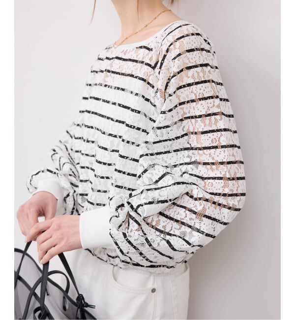 SLOBE IENA「PROVOKE/プロヴォーク  レースプルオーバー PV-030081」|その他|