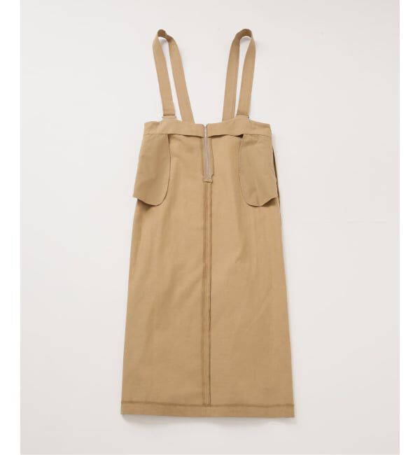 SLOBE IENA「《WEB限定》アイラインフロントジップジャンパースカート」|ワンピース|