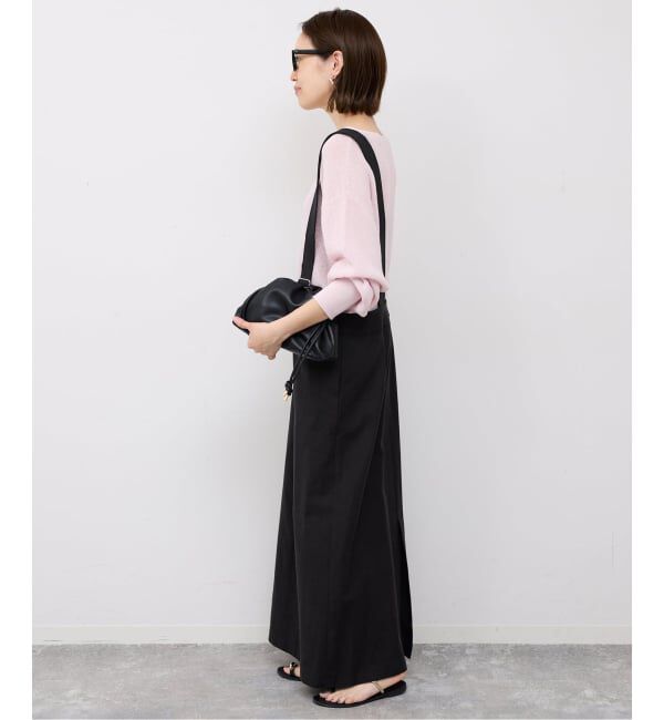 SLOBE IENA「《WEB限定》アイラインフロントジップジャンパースカート」|ワンピース|