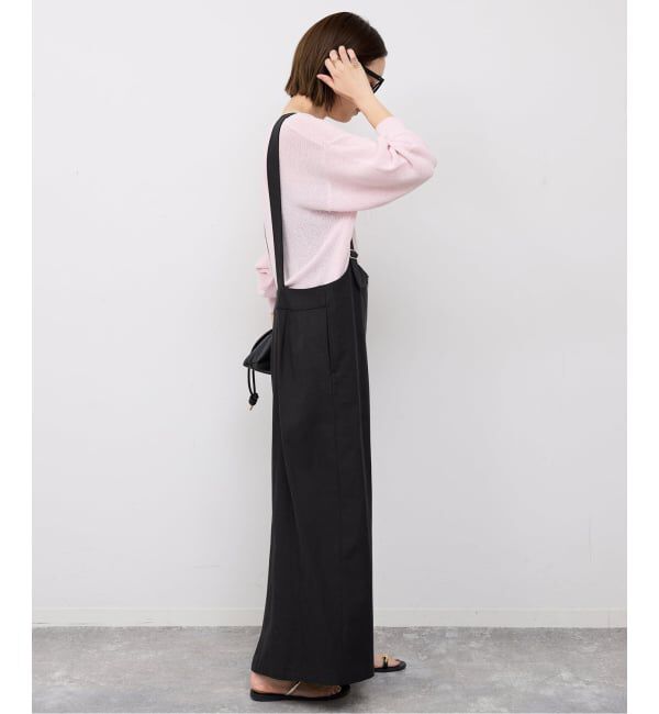 SLOBE IENA「《WEB限定》アイラインフロントジップジャンパースカート」|ワンピース|