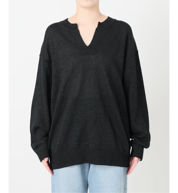 IENA「コットンwashiニットプルオーバー」|ニット・セーター|