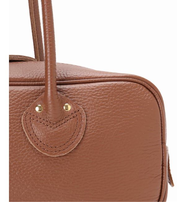 IENA「《WEB限定》YOUNG&OLSEN EMBOSSED LEATHER STUDENT S バッグ YO2601-GD005」|ボストンバッグ|