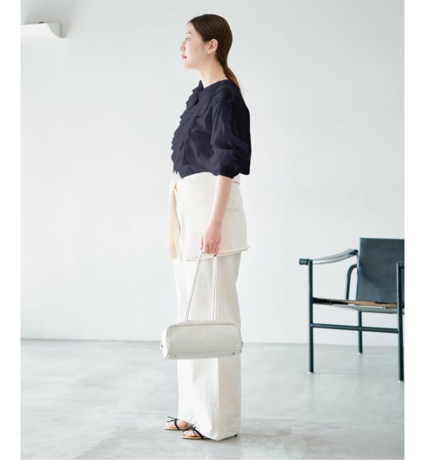 IENA「レーストリムフリルブラウス」|シャツ・ブラウス|