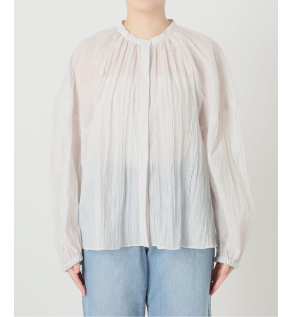 IENA「ランダムプリーツブラウス」|シャツ・ブラウス|