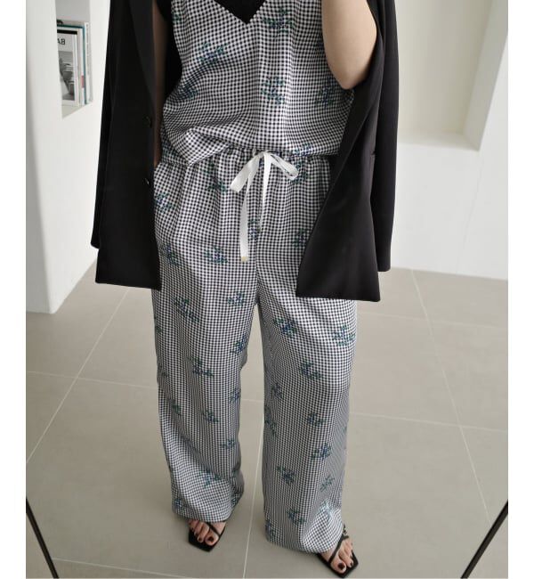 SLOBE IENA「Margaux Dereume &times; SLOBE サテンイージーパンツ」|その他|