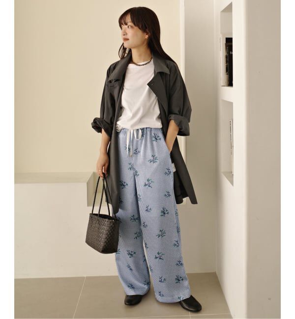 SLOBE IENA「Margaux Dereume &times; SLOBE サテンイージーパンツ」|その他|