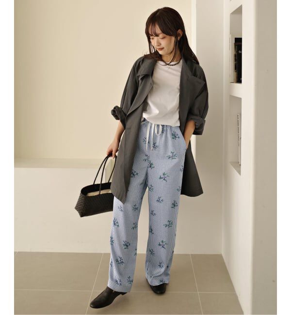 SLOBE IENA「Margaux Dereume &times; SLOBE サテンイージーパンツ」|その他|