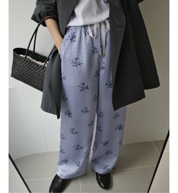 SLOBE IENA「Margaux Dereume &times; SLOBE サテンイージーパンツ」|その他|