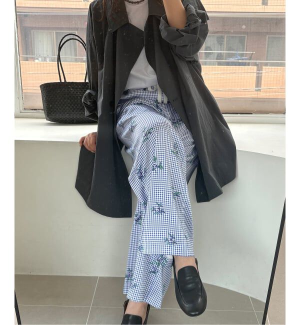 SLOBE IENA「Margaux Dereume &times; SLOBE サテンイージーパンツ」|その他|