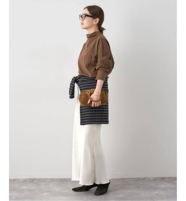 IENA「《追加17》ダブルサテンスカート」|スカート|