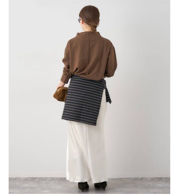 IENA「《追加17》ダブルサテンスカート」|スカート|