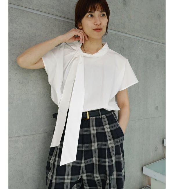 IENA「Maison IENA 別注 Nell/ネル ボウタイブラウス 261-30282」|シャツ・ブラウス|